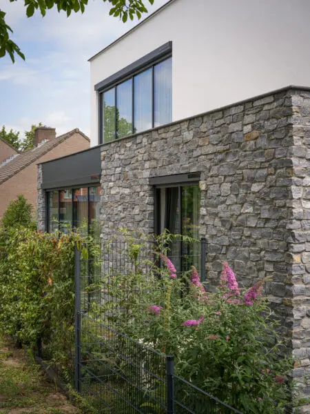 Gevelbekleding Rocks blauw moderne woning