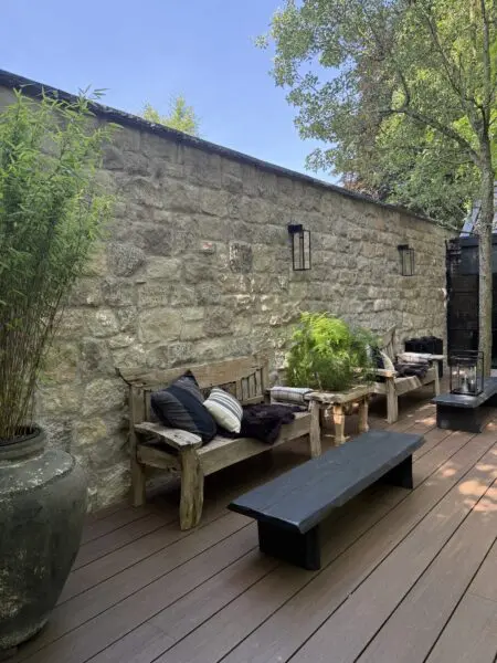 Tuinmuur met Geopietra Steenstrips