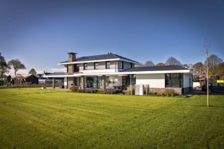 blumone gevel op villa | Bogaerds architecten