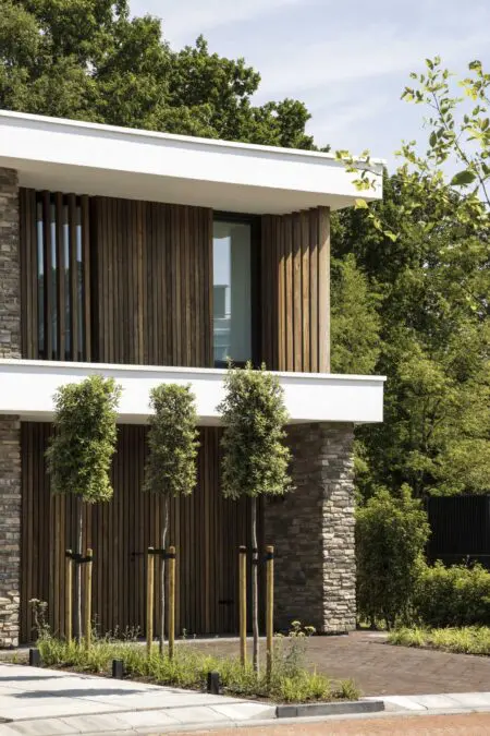 Kubistische Villa met Natuurlijk karakter