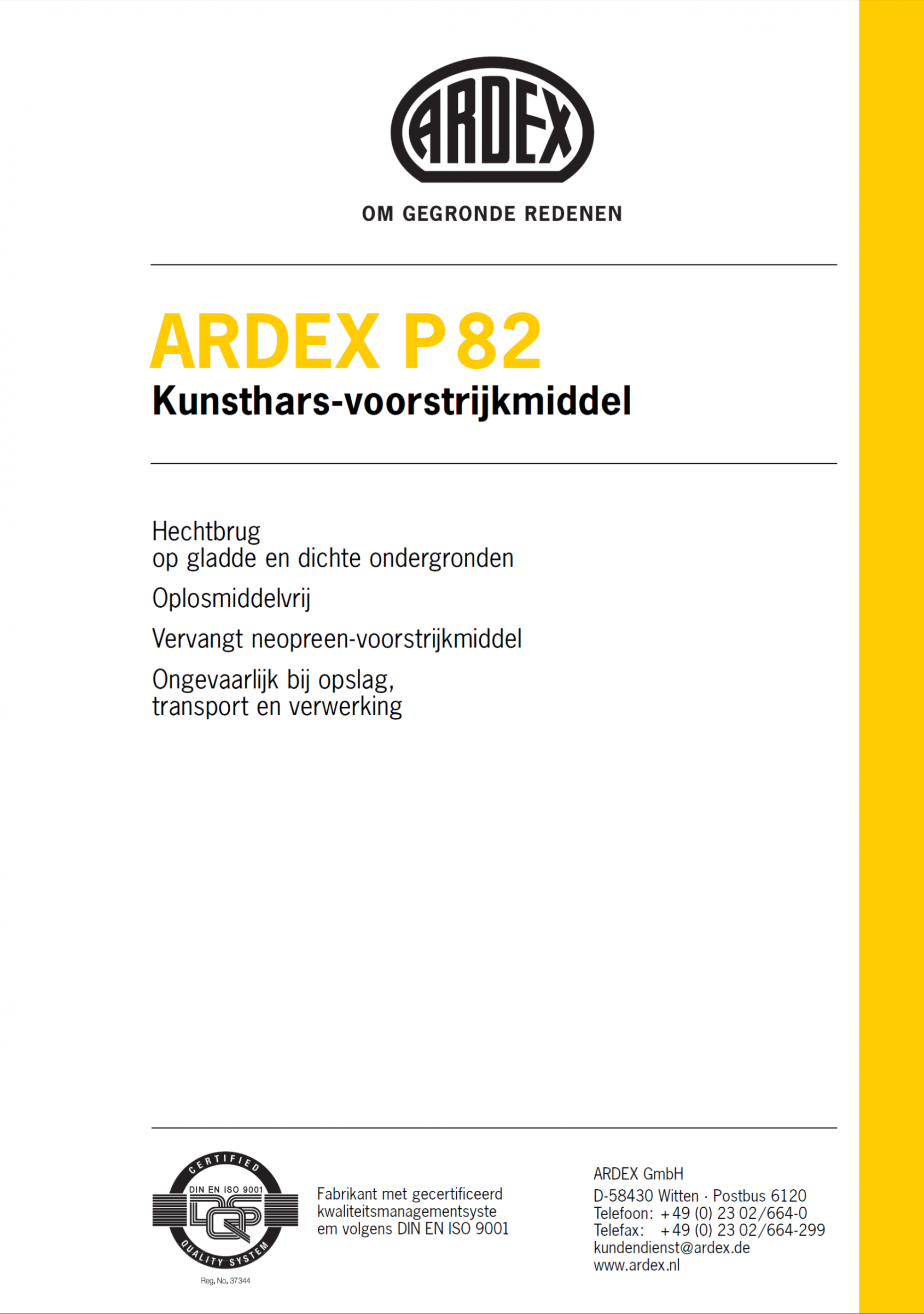 ARDEX voorstrijk P82.