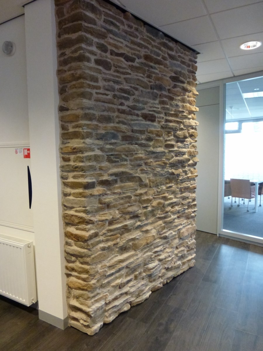 Binnenwand Rabobank Steenwijk.