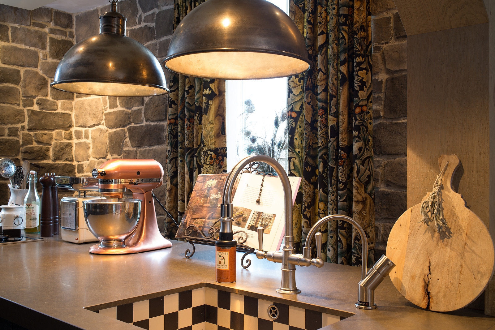 Decoratieve wanden en muren.