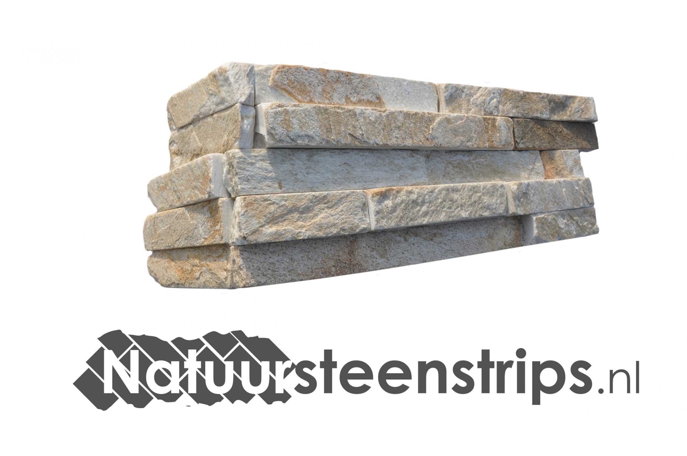 Hoeken Natuursteenstrips.