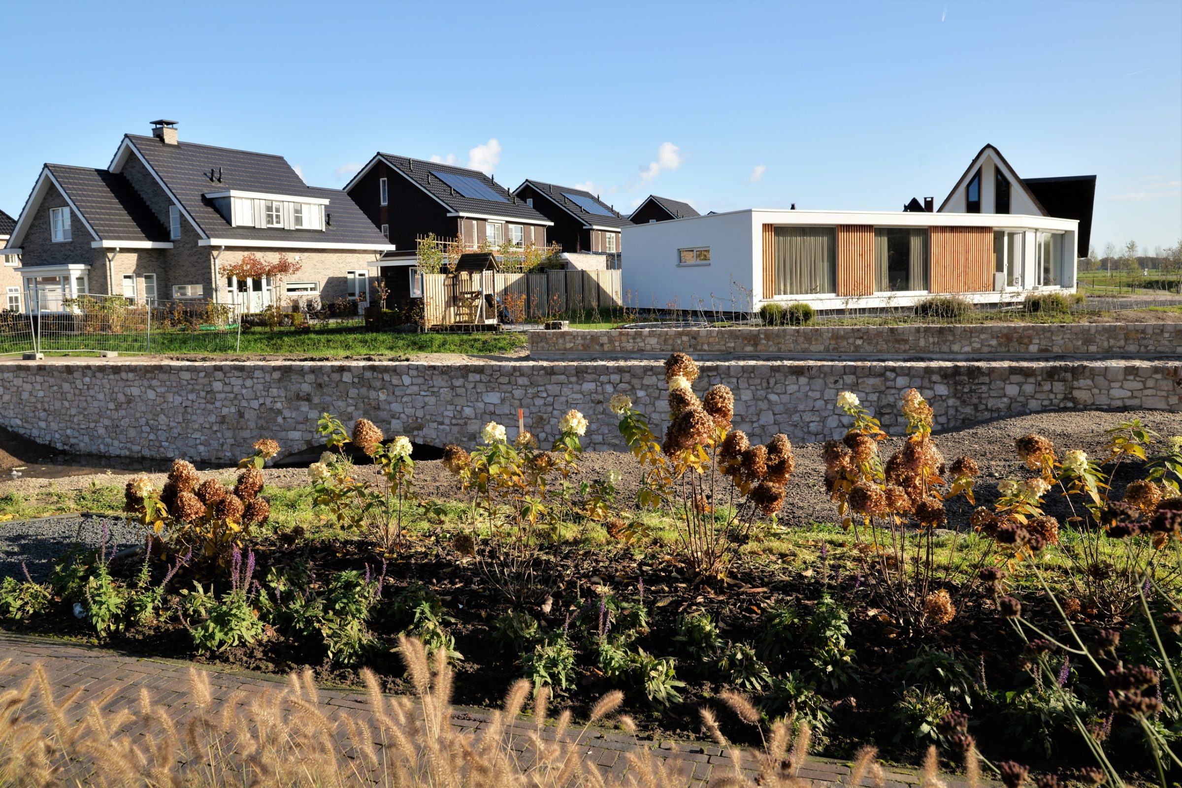 Rijssense nieuwbouwwijk 't Opbroek - Natuursteen.