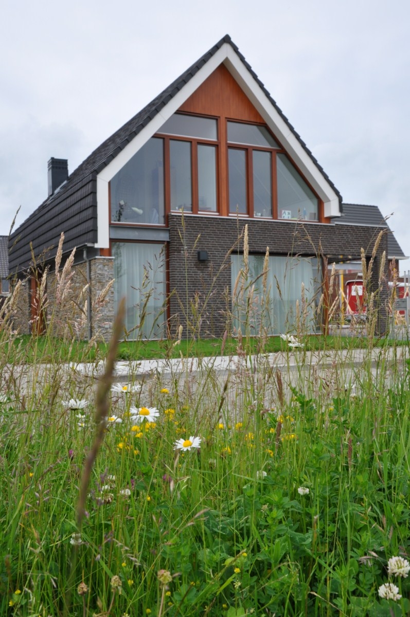 Steenpanelen Puzzle type Brons/Rustiek Kwartsiet - luxe woning - buitentoepassing.