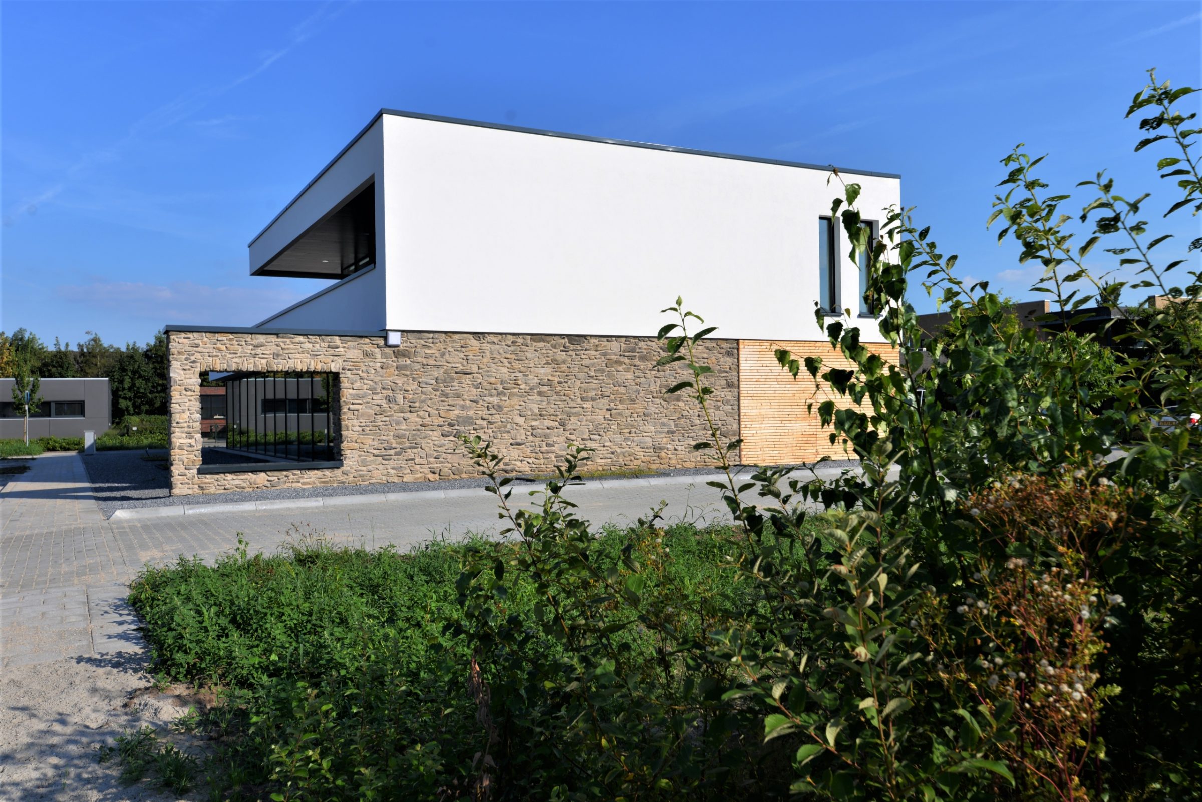 Wanden buiten Ortho Fleur, Barneveld.