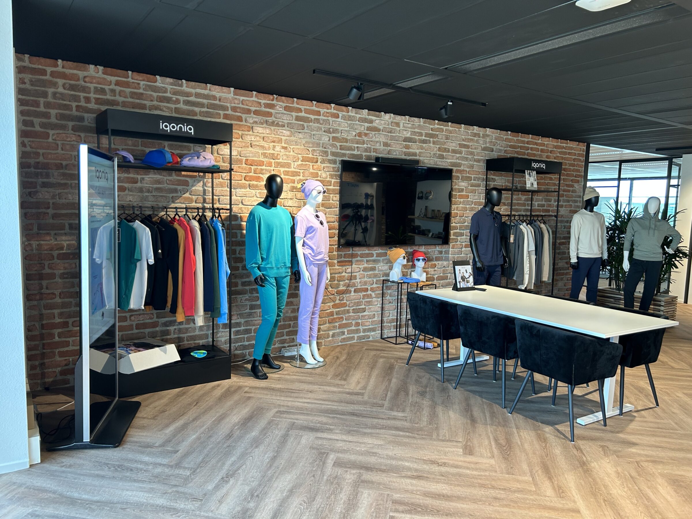 Bakstenen wandbekleding met een industriële uitstraling