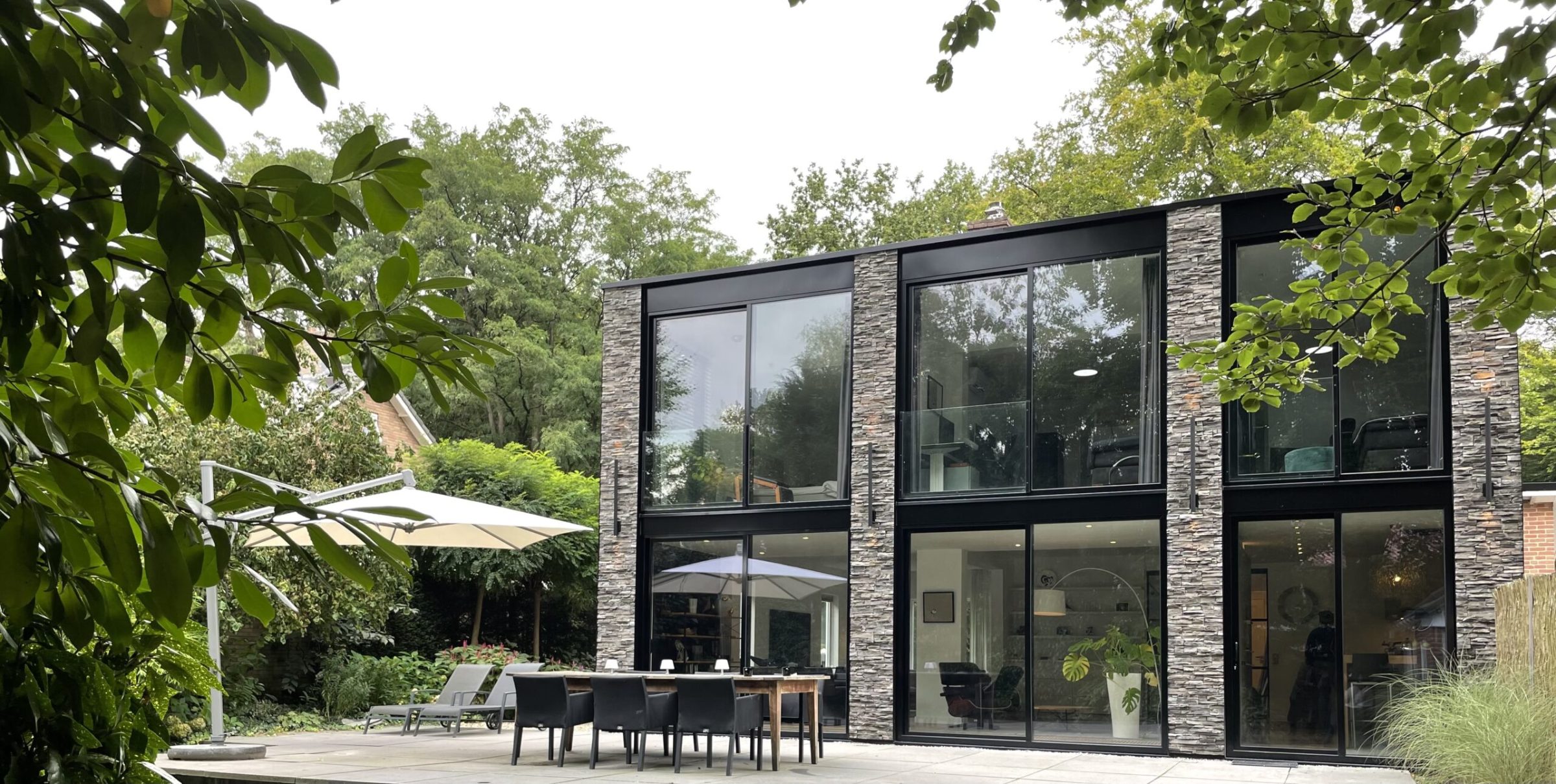 Achterkant gevel met Scaglia GP - Architect Lars Courage