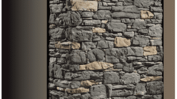 De Cascata Steenstrips koud geplaatst met de Geofit opvulstenen