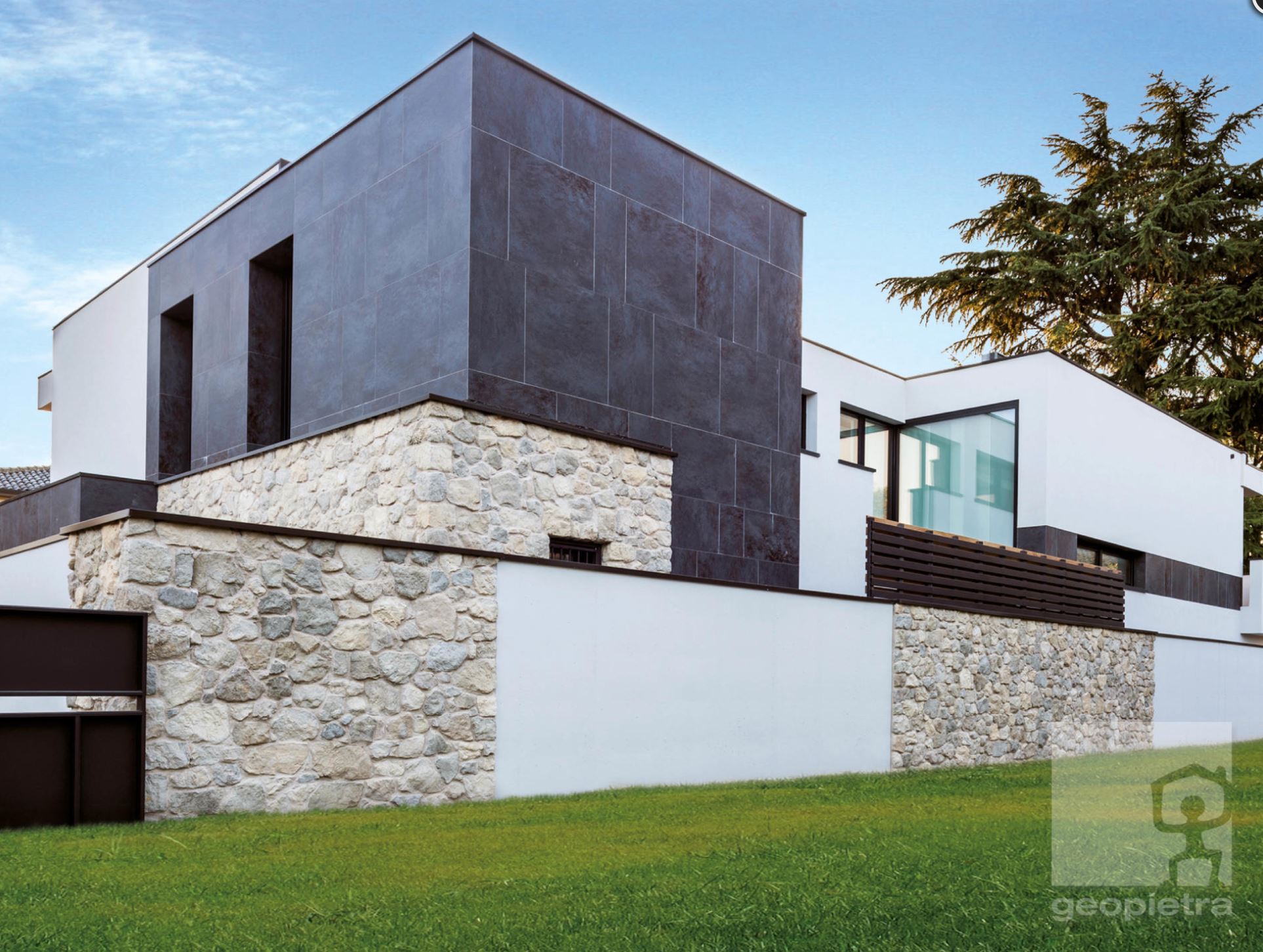 Moderne wandbekleding juist ook voor kubistische huizen