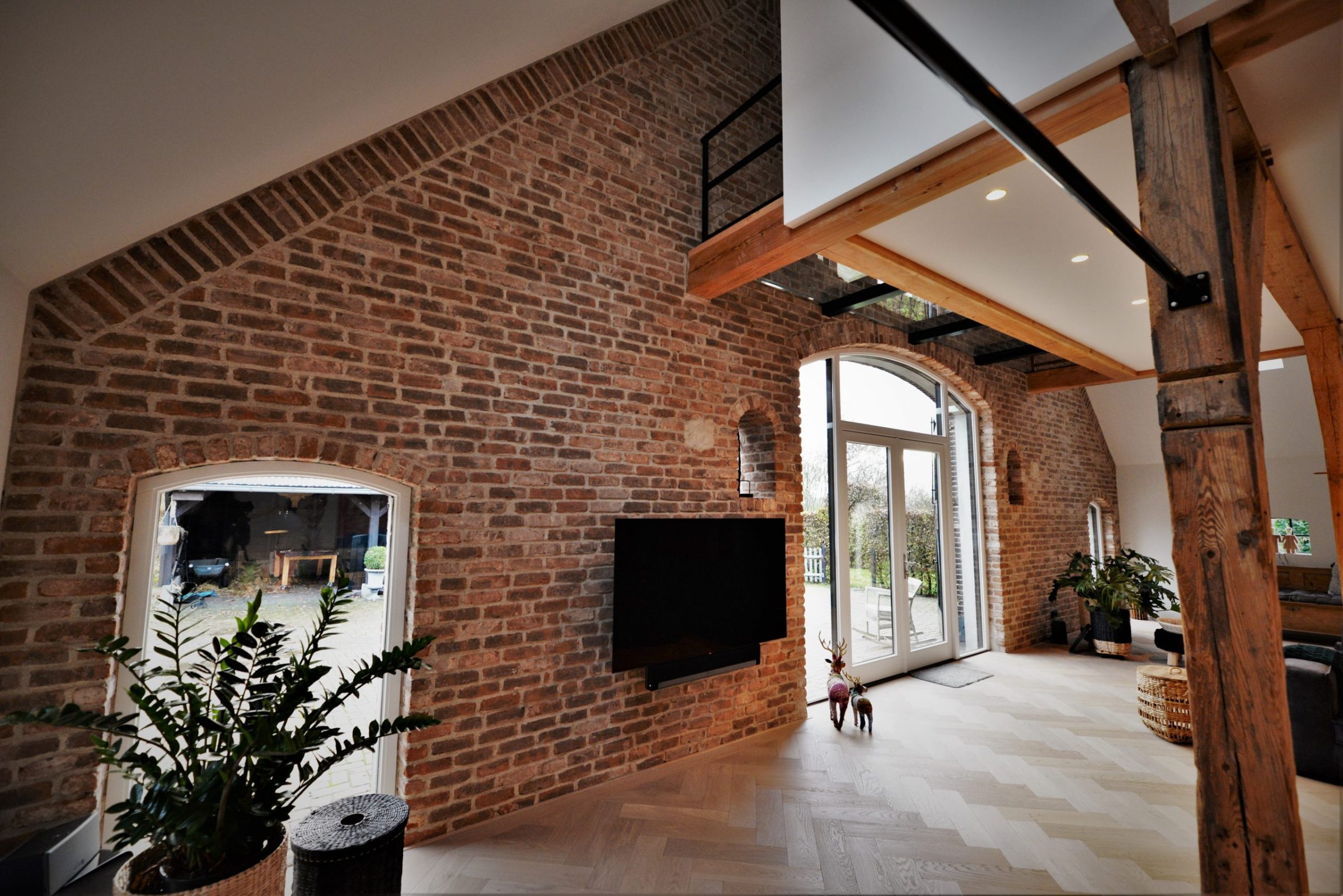 Woonkamer met Casale Baksteenstrips