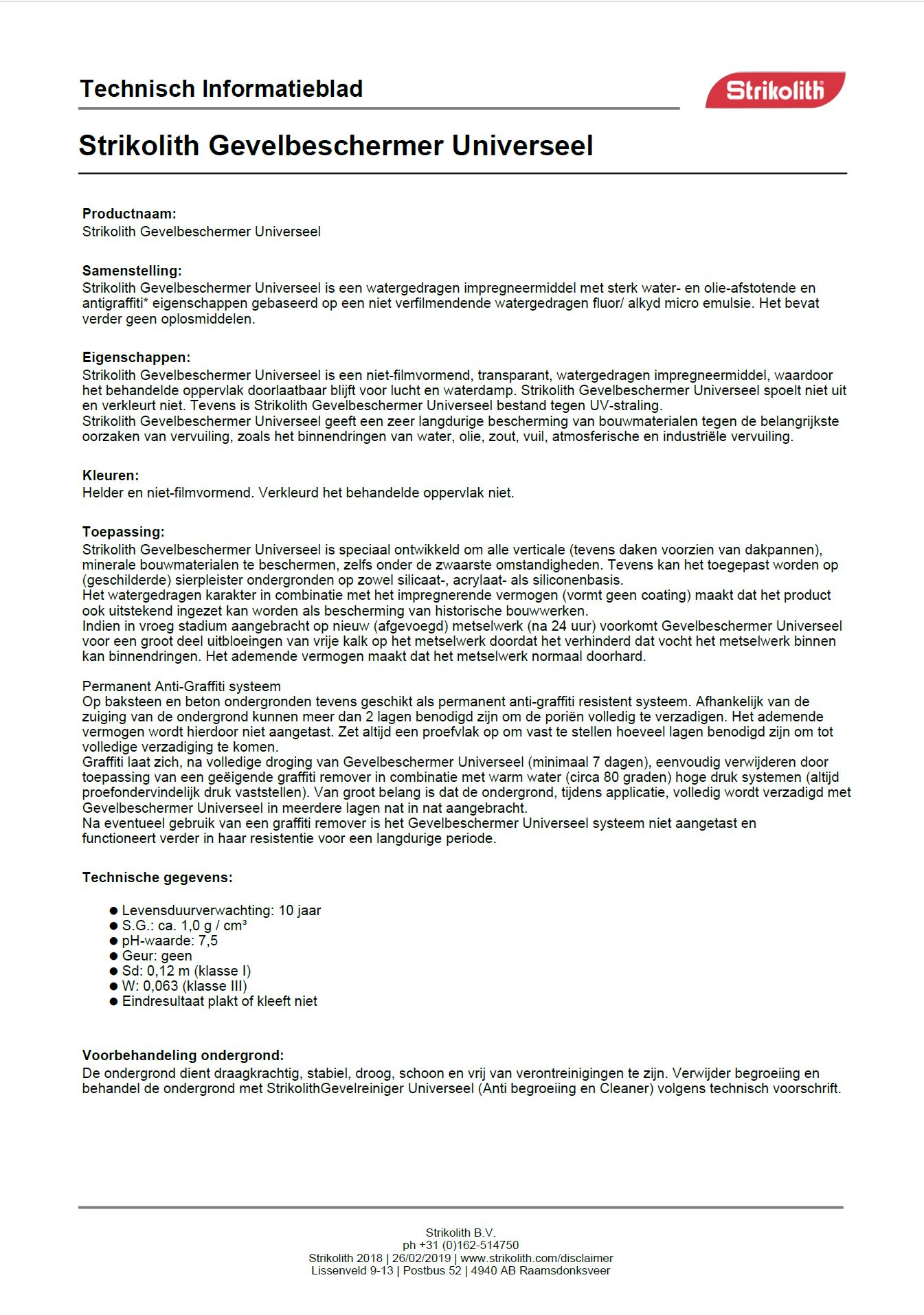 Technische Handleiding Gevelbeschermer