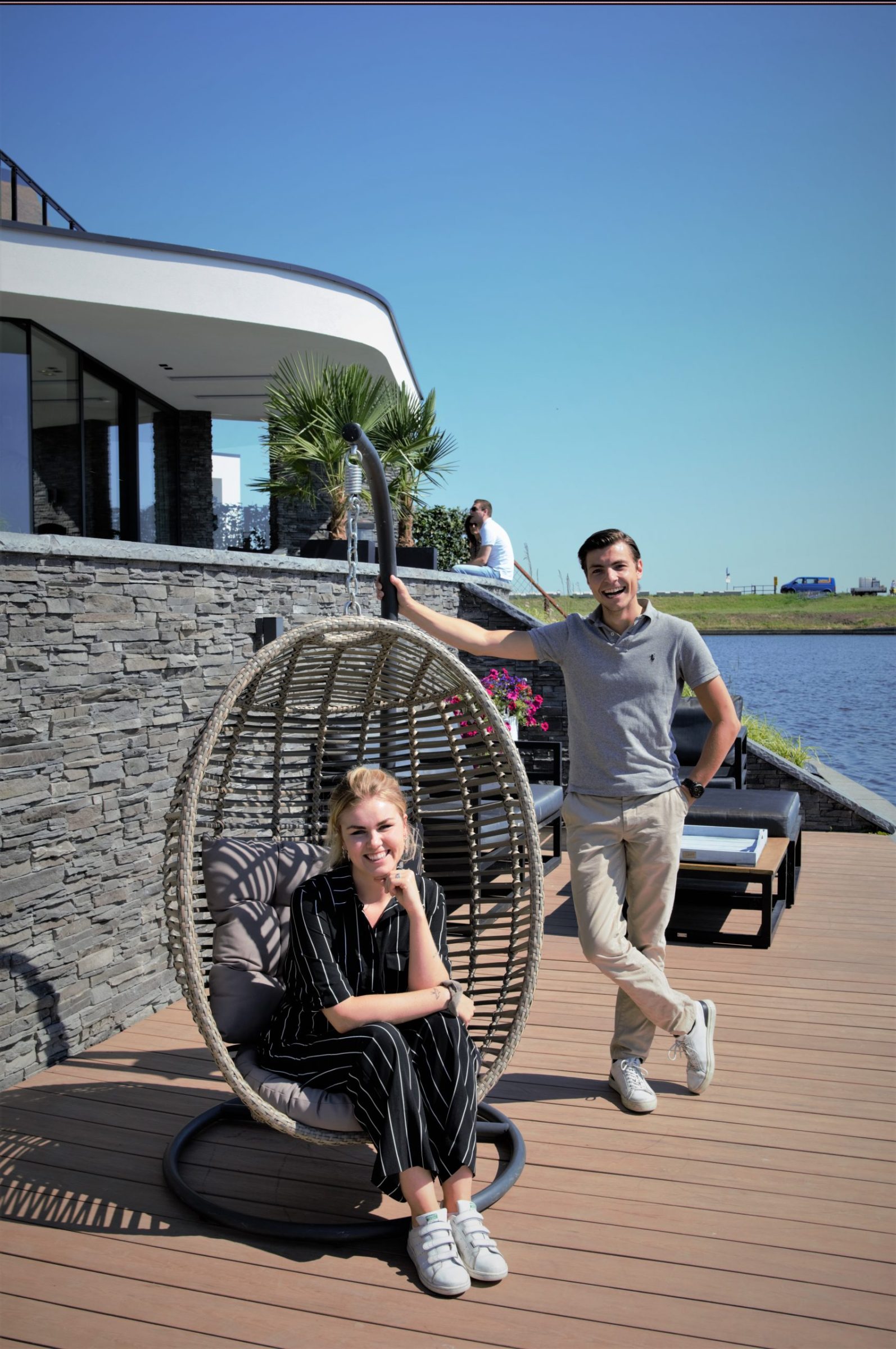 Steenpaneel Scaglia toegepast op de buitenmuur