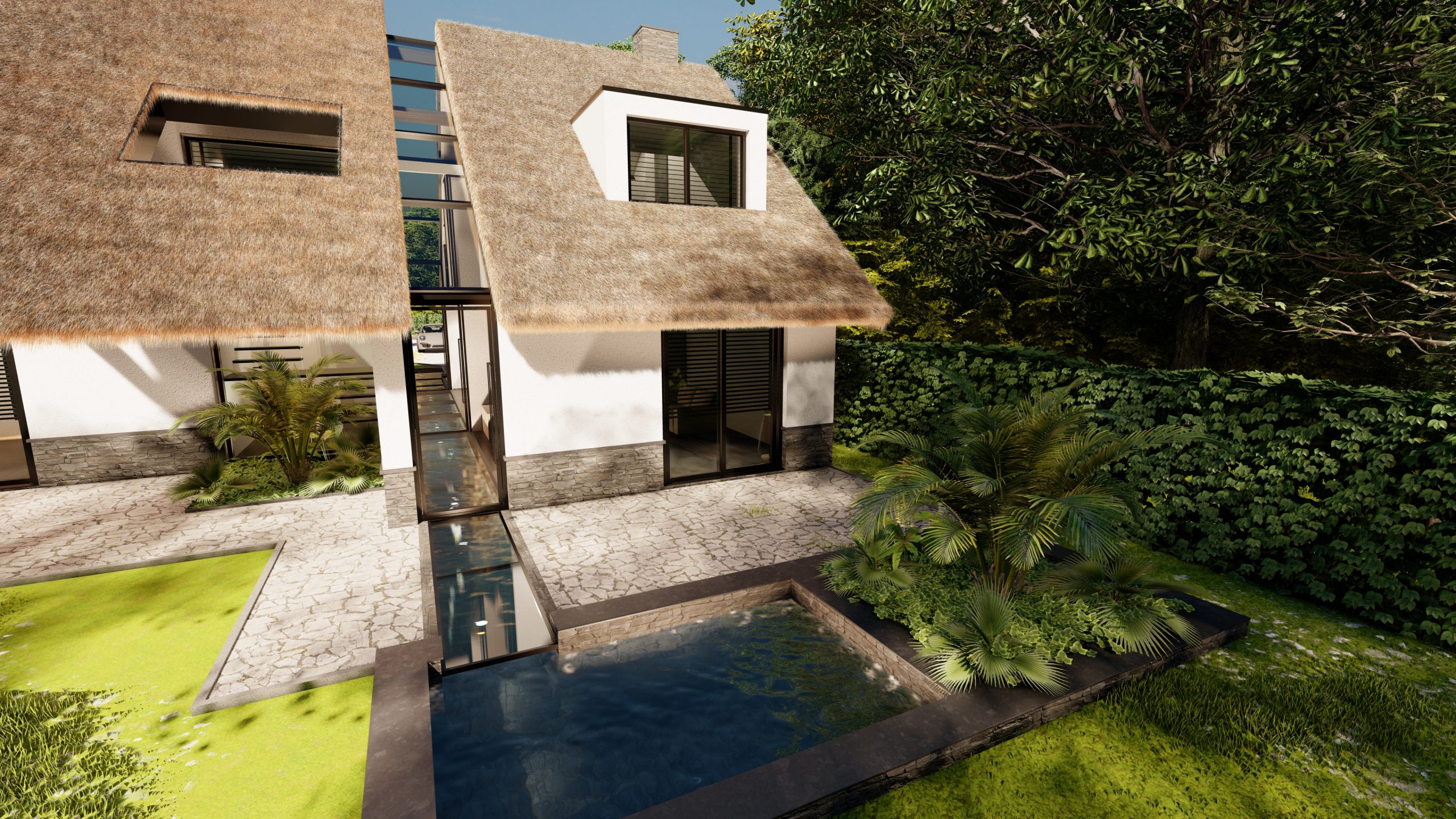 3D Flagstones en Steenstrips | Visualisatie Paul Ramakers