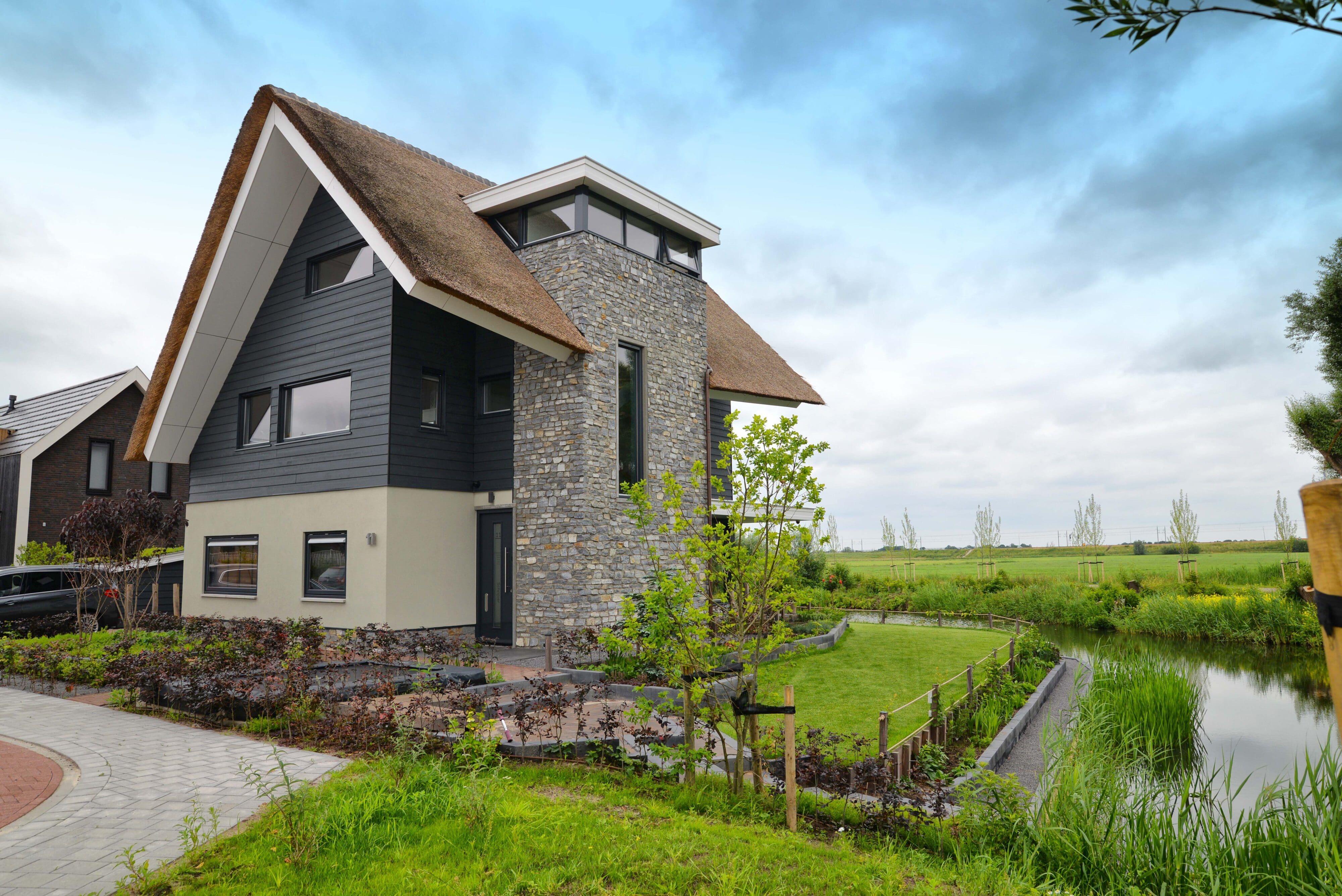 Villa met Rocks Blauw