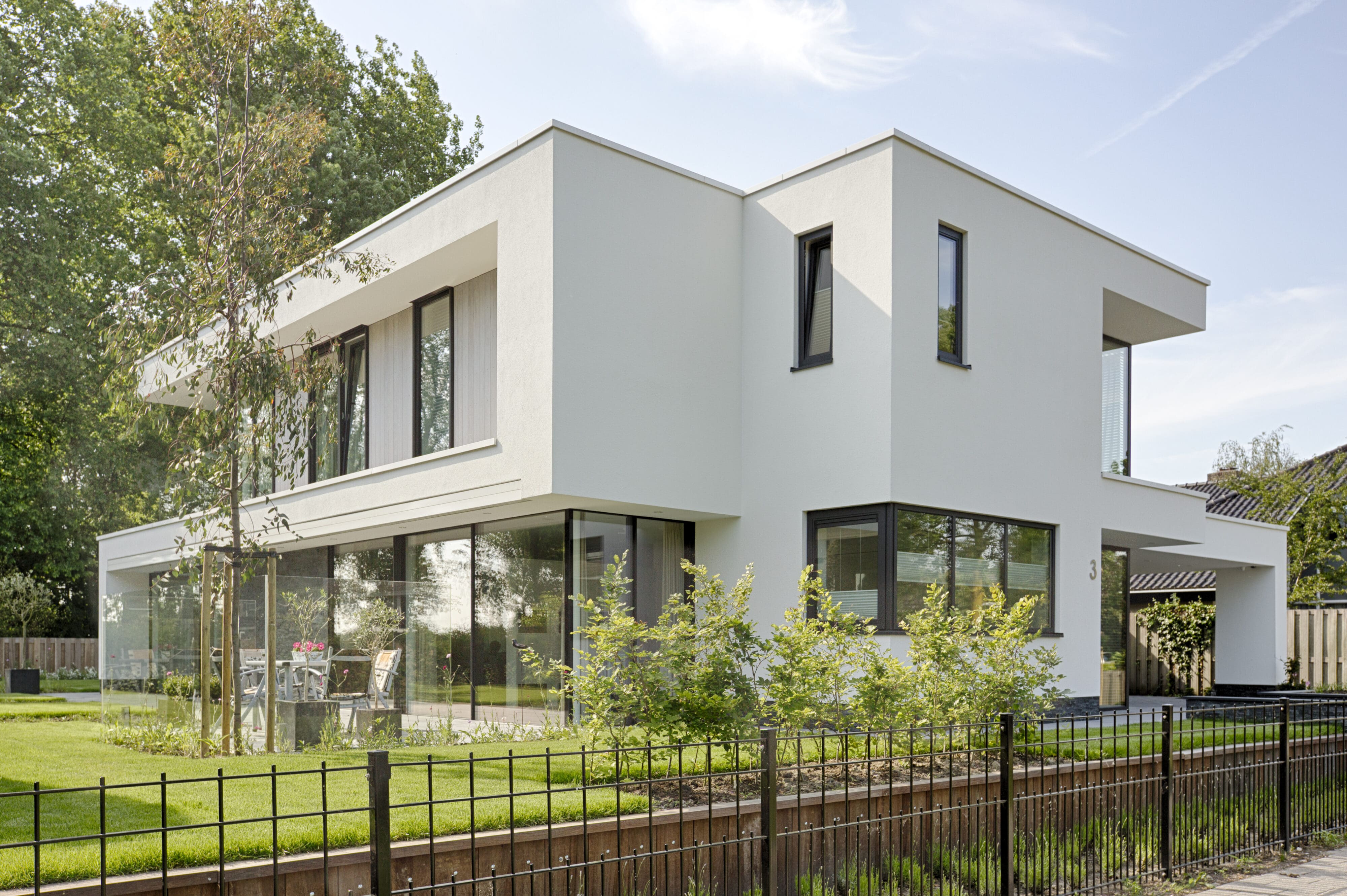 Mooie Zwart Kwartsiet Natuursteenstrips - Copyright: Van der Padt & Partners Architecten