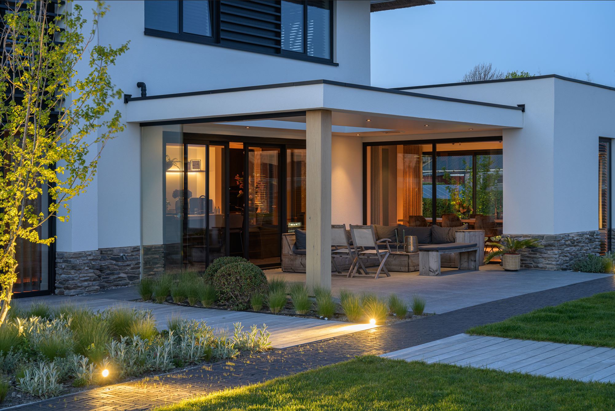 Plint met Natuursteenplint || Copyright: WNS Architecten, BK Visuals