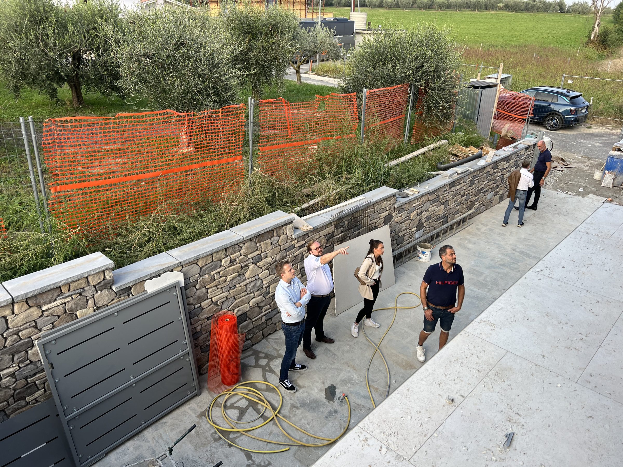 Bezoek aan projecten in Italië