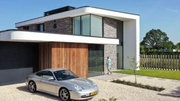 Moderne villa met Steenstrips | BAAS architecten