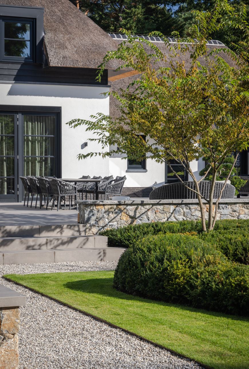 Tuinmuur met Natuursteen