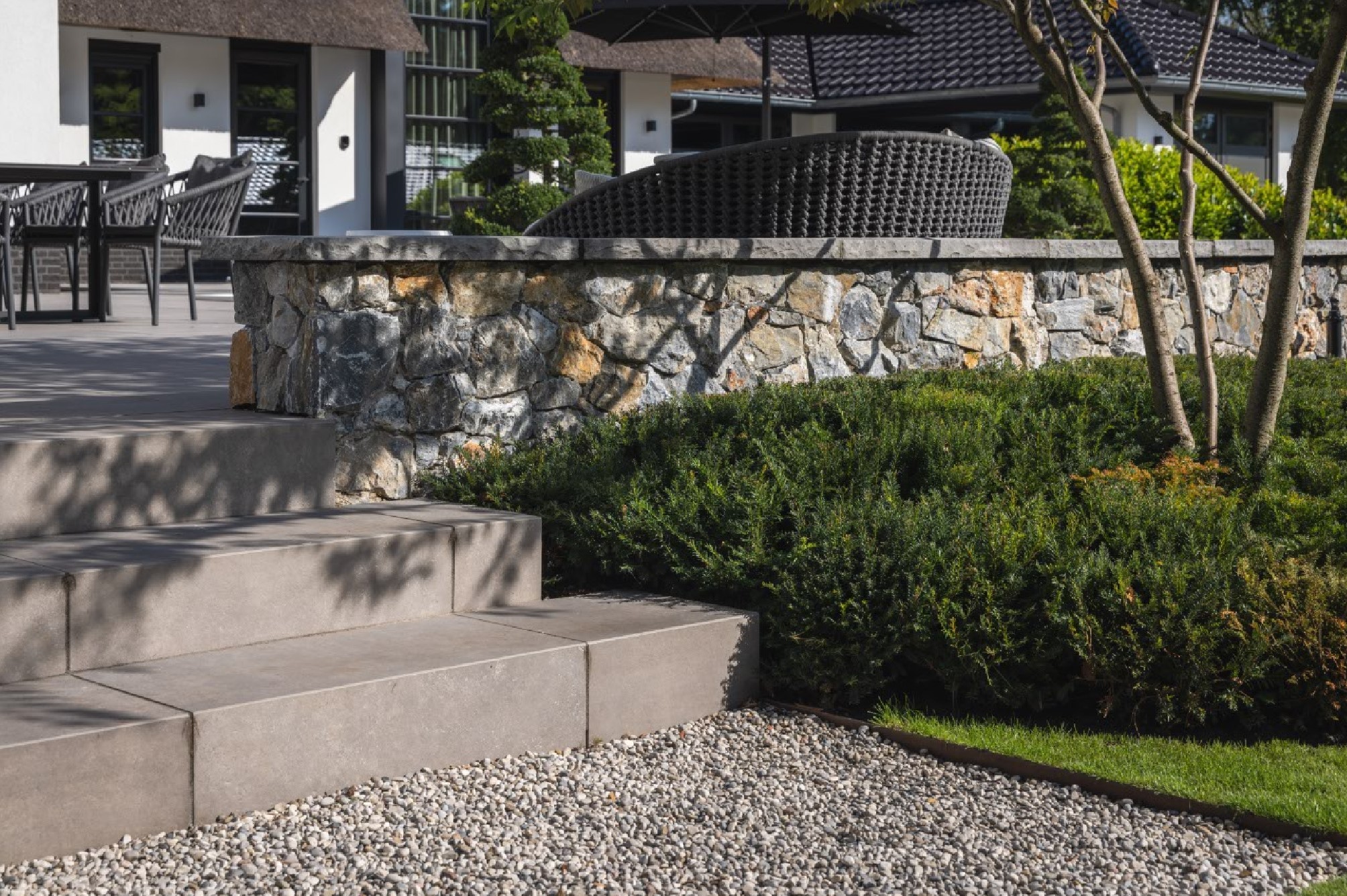 Wandbekleding Rocks Akkron | Tuinontwerp: Björn Meulenberg | Fotografie: Hans Gorter