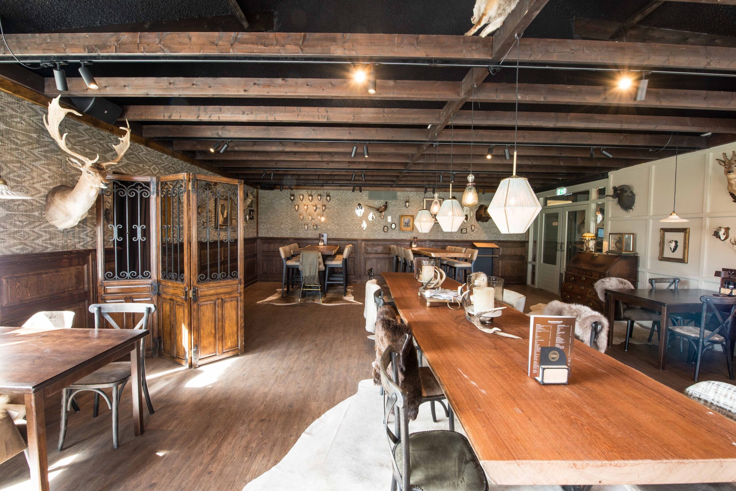 Interieur van het restaurant